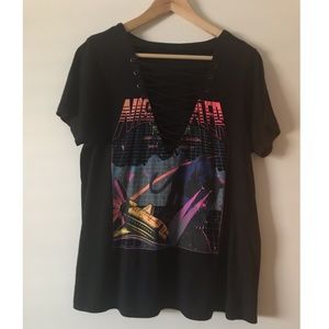 NightCrawler Cutout Laced T